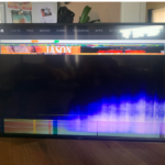 vertical and horizontal lines on the Vizio TV’s screen